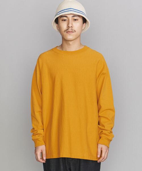 BEAUTY&YOUTH UNITED ARROWS(ビューティーアンドユースユナイテッドアローズ)の「BY 10oz ヘビーウェイト カットソー CL FW(Tシャツ/カットソー・メンズ・マスタード・S/M/L/XL/XXL)」の4枚目の写真
