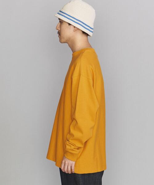 BEAUTY&YOUTH UNITED ARROWS(ビューティーアンドユースユナイテッドアローズ)の「BY 10oz ヘビーウェイト カットソー CL FW(Tシャツ/カットソー・メンズ・マスタード・S/M/L/XL/XXL)」の12枚目の写真