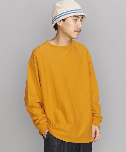 BEAUTY&YOUTH UNITED ARROWS(ビューティーアンドユースユナイテッドアローズ)の「BY 10oz ヘビーウェイト カットソー CL FW(Tシャツ/カットソー・メンズ・マスタード・S/M/L/XL/XXL)」の11枚目の写真