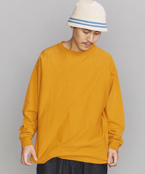 BEAUTY&YOUTH UNITED ARROWS(ビューティーアンドユースユナイテッドアローズ)の「BY 10oz ヘビーウェイト カットソー CL FW(Tシャツ/カットソー・メンズ・マスタード・S/M/L/XL/XXL)」の5枚目の写真