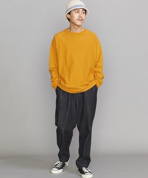 BEAUTY&YOUTH UNITED ARROWS(ビューティーアンドユースユナイテッドアローズ)の「BY 10oz ヘビーウェイト カットソー CL FW(Tシャツ/カットソー・メンズ・マスタード・S/M/L/XL/XXL)」の13枚目の写真