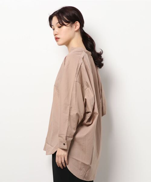 Lugnoncure（ルノンキュール）の「ドルマン袖スキッパーシャツ（シャツ/ブラウス・レディース・オフホワイト/カーキ/ピンク・ﾌﾘ-）」の5枚目の写真