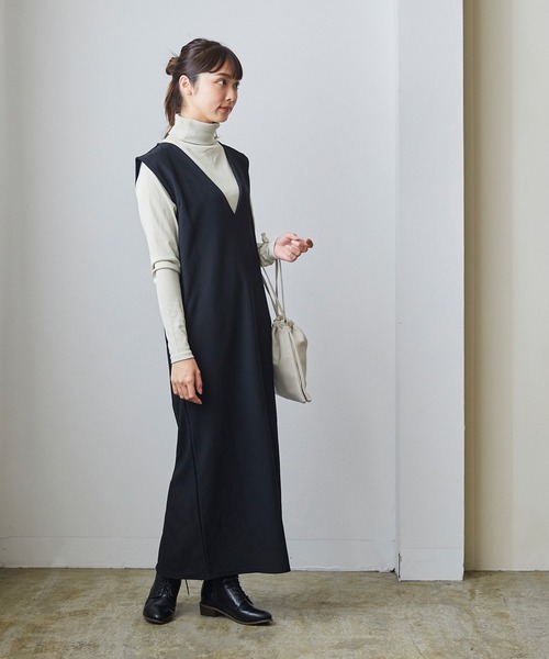 menue（メヌエ）の「晴雨兼用 レースアップ ミドルブーツ（ブーツ・レディース・ブラック/アイボリー/ダークブラウン/グレイッシュベージュ/ベージュ系その他・LL/M/XS/3L/L/S）」の21枚目の写真