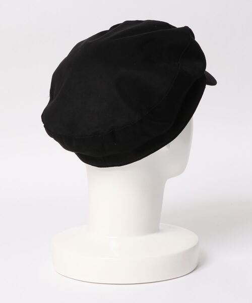 VIS（ビス）の「素材いろいろ、アソートテキスタイルキャスケット（キャスケット・レディース・ブラック/ブラック系その他/ベージュ・FREE）」の18枚目の写真