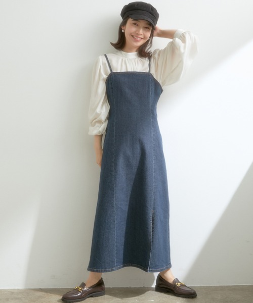 VIS（ビス）の「素材いろいろ、アソートテキスタイルキャスケット（キャスケット・レディース・ブラック/ブラック系その他/ベージュ・FREE）」の8枚目の写真