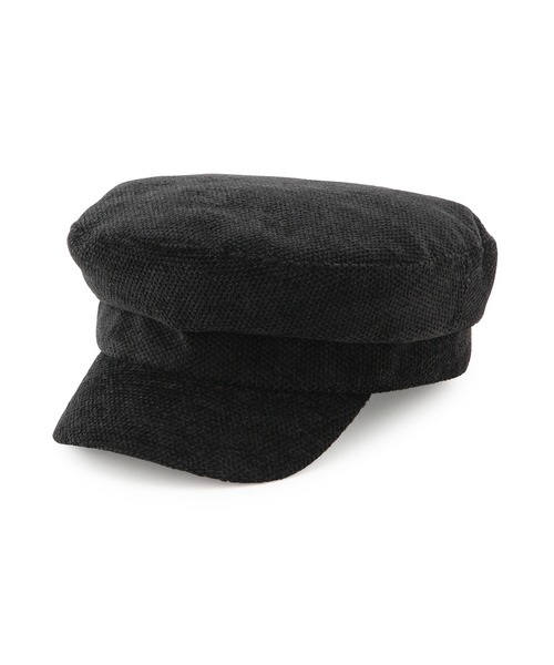 VIS（ビス）の「素材いろいろ、アソートテキスタイルキャスケット（キャスケット・レディース・ブラック/ブラック系その他/ベージュ・FREE）」の17枚目の写真