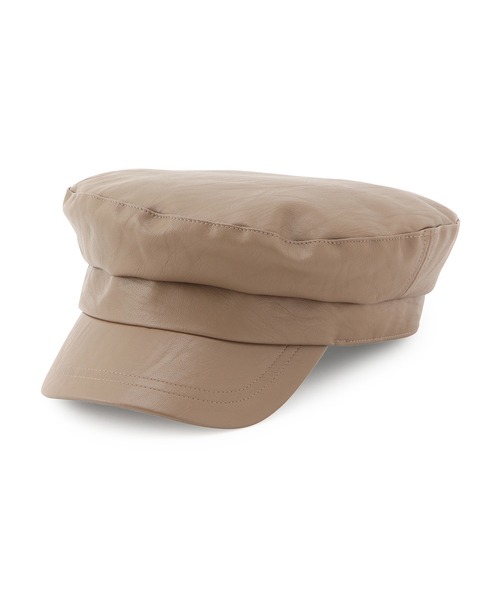 VIS（ビス）の「素材いろいろ、アソートテキスタイルキャスケット（キャスケット・レディース・ブラック/ブラック系その他/ベージュ・FREE）」の11枚目の写真