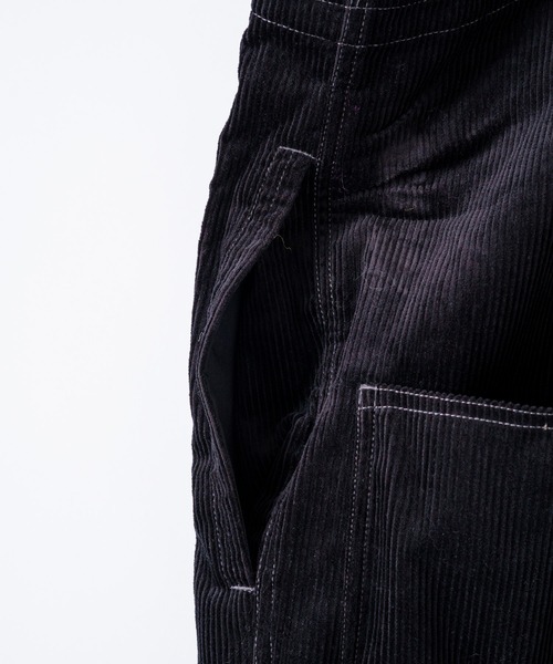 WHIMSIC（ウィムジック）の「【WHIMSIC】U.S.N コーデュロイデッキパンツ（サロペット/オーバーオール・レディース・ブラック/ベージュ・1/2）」の11枚目の写真