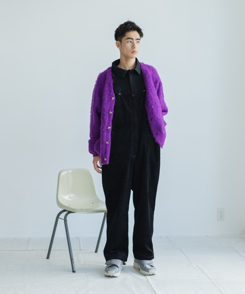 WHIMSIC（ウィムジック）の「【WHIMSIC】U.S.N コーデュロイデッキパンツ（サロペット/オーバーオール・レディース・ブラック/ベージュ・1/2）」の18枚目の写真