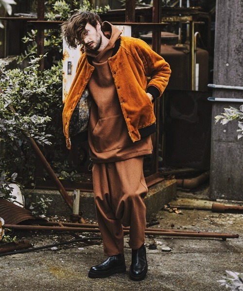 NO ID.（ノーアイディ）の「mj8216-ﾘﾊﾞｰｼﾌﾞﾙｽﾀｼﾞｬﾝ（スタジャン・メンズ・ブラック/キャメル/ネイビー・ONE SIZE）」の10枚目の写真