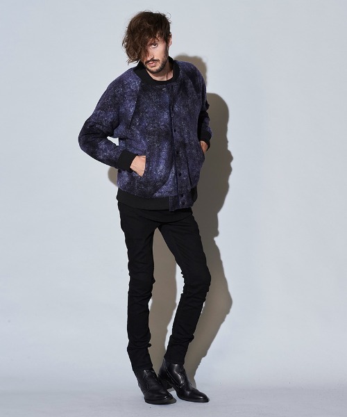 NO ID.（ノーアイディ）の「mj8216-ﾘﾊﾞｰｼﾌﾞﾙｽﾀｼﾞｬﾝ（スタジャン・メンズ・ブラック/キャメル/ネイビー・ONE SIZE）」の21枚目の写真