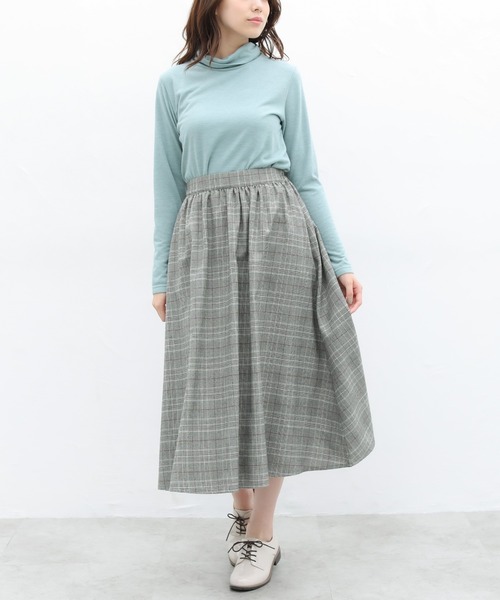 Honeys(ハニーズ)の「くしゅくしゅタートル(Tシャツ/カットソー・レディース・ブラック/アイボリー/ミント/モカ/杢グレー/ブルー系その他/ピンク系その他/ラベンダー/イエロー系その他・LL/M/L)」の21枚目の写真