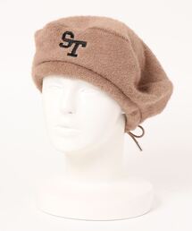 SUPERTHANKS | 【Ja】【SUPERTHANKS】COLLEGE LOGO BOA BELET(ハンチング/ベレー帽)