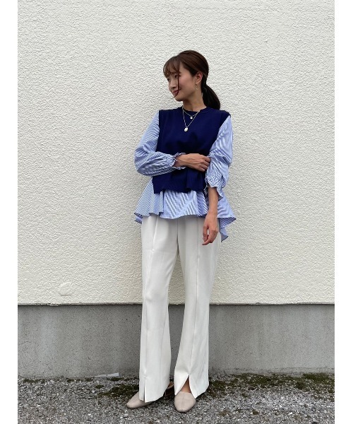 DAIS-Y（デイジー）の「Original起毛スリットフレアパンツ（その他パンツ・レディース・ブラック/ピンク/アイボリー・S/M）」の16枚目の写真