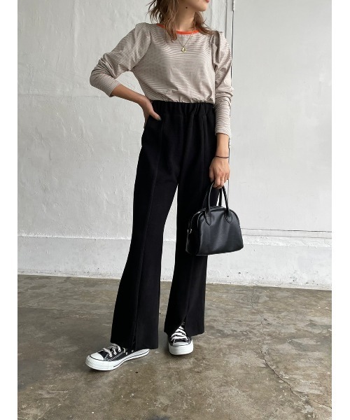 DAIS-Y（デイジー）の「Original起毛スリットフレアパンツ（その他パンツ・レディース・ブラック/ピンク/アイボリー・S/M）」の17枚目の写真