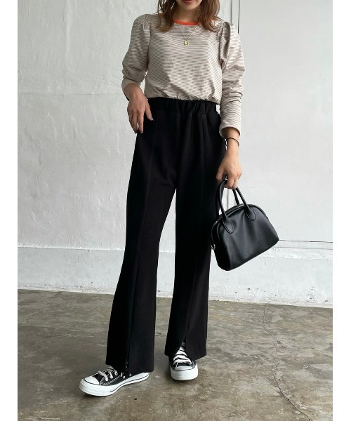 DAIS-Y（デイジー）の「Original起毛スリットフレアパンツ（その他パンツ・レディース・ブラック/ピンク/アイボリー・S/M）」の20枚目の写真