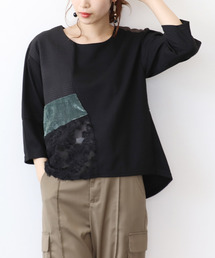 Three Four Time | 異素材切替プルオーバー(その他トップス)