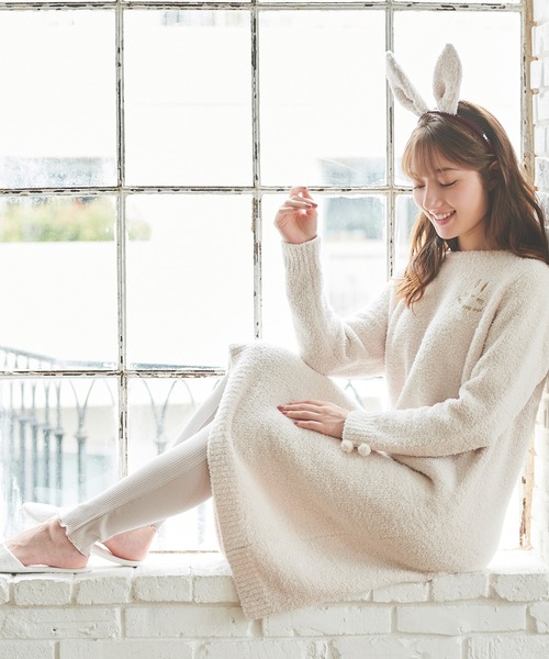 セール Rabbit もこもこワンピース ルームウェア パジャマ Laisse Passe レッセパッセ のファッション通販 Zozotown