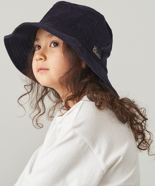 &yam(アンドヤム)の「コーデュロイバケットハット【親子お揃い/リンクコーデ】(ハット・キッズ・ブルー/ピンク/ベージュ/グリーン/ブラウン・FREE)」の4枚目の写真