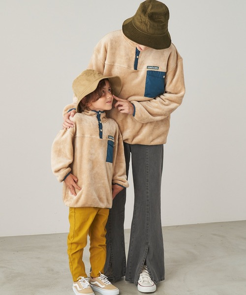 &yam(アンドヤム)の「コーデュロイバケットハット【親子お揃い/リンクコーデ】(ハット・キッズ・ブルー/ピンク/ベージュ/グリーン/ブラウン・FREE)」の18枚目の写真