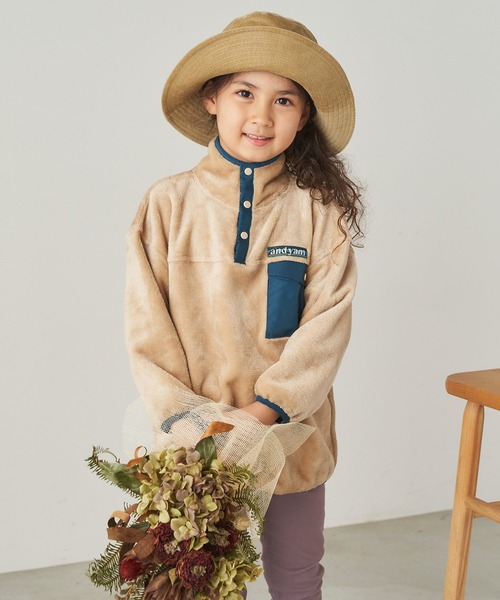 &yam(アンドヤム)の「コーデュロイバケットハット【親子お揃い/リンクコーデ】(ハット・キッズ・ブルー/ピンク/ベージュ/グリーン/ブラウン・FREE)」の11枚目の写真