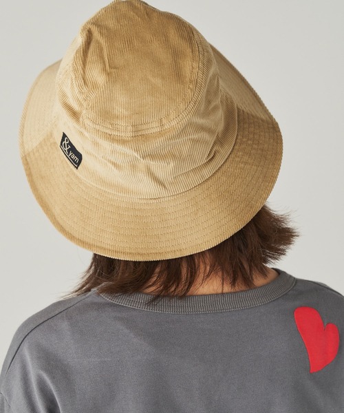 &yam(アンドヤム)の「コーデュロイバケットハット【親子お揃い/リンクコーデ】(ハット・キッズ・ブルー/ピンク/ベージュ/グリーン/ブラウン・FREE)」の16枚目の写真
