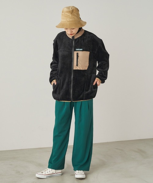 &yam(アンドヤム)の「コーデュロイバケットハット【親子お揃い/リンクコーデ】(ハット・キッズ・ブルー/ピンク/ベージュ/グリーン/ブラウン・FREE)」の17枚目の写真