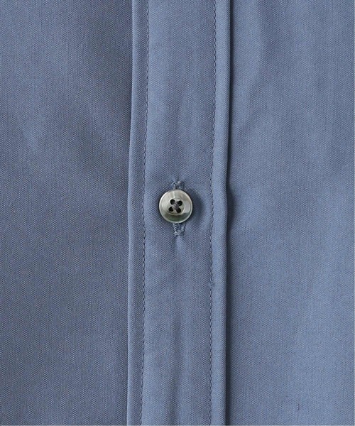 EDIFICE LA BOUCLE（エディフィスラブークル）の「【LA BOUCLE】スタンドカラーシャツ パウダーレーヨン（シャツ/ブラウス・メンズ・カーキ/サックスブルー/アイボリー・2/1/3）」の5枚目の写真