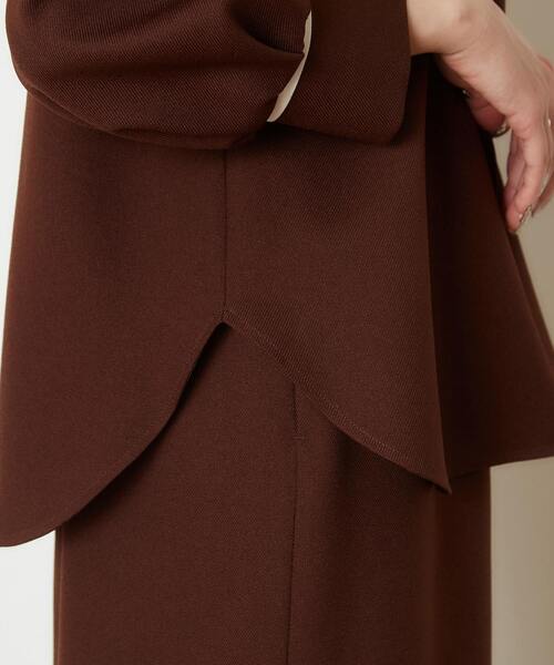 Tiara（ティアラ）の「バイカラーブラウス（シャツ/ブラウス・レディース・ブラウン/ベージュ/ブラック/アイボリー・FREE）」の14枚目の写真