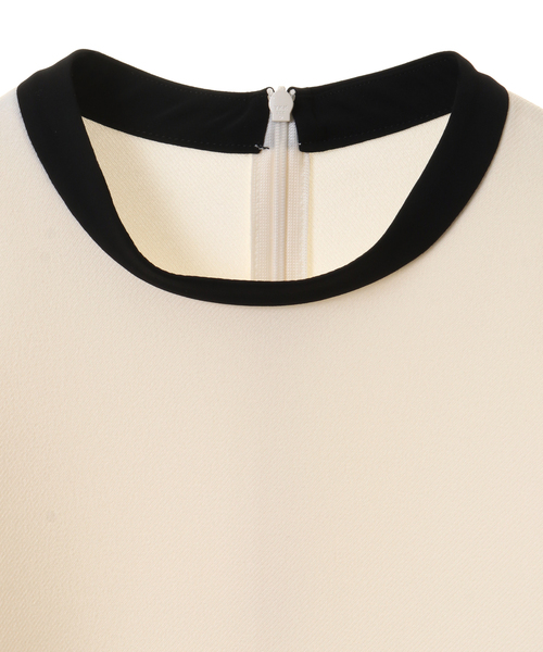 Tiara（ティアラ）の「バイカラーブラウス（シャツ/ブラウス・レディース・ブラウン/ベージュ/ブラック/アイボリー・FREE）」の17枚目の写真