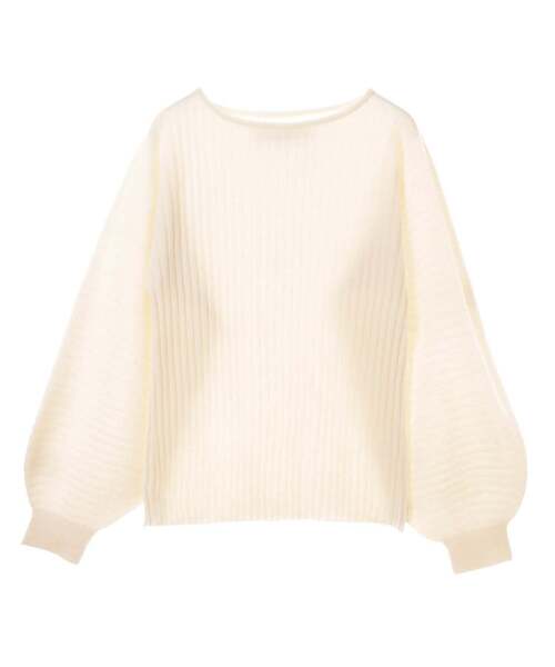 Tiara（ティアラ）の「ホールガーメントニット（ニット/セーター・レディース・ホワイト/ライム/ブラック・FREE）」の2枚目の写真