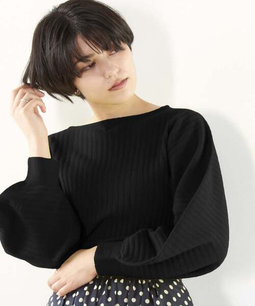 Tiara（ティアラ）の「ホールガーメントニット（ニット/セーター・レディース・ホワイト/ライム/ブラック・FREE）」の3枚目の写真