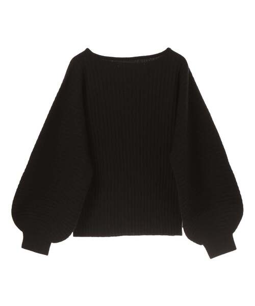 Tiara（ティアラ）の「ホールガーメントニット（ニット/セーター・レディース・ホワイト/ライム/ブラック・FREE）」の7枚目の写真