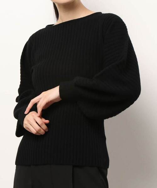 Tiara（ティアラ）の「ホールガーメントニット（ニット/セーター・レディース・ホワイト/ライム/ブラック・FREE）」の12枚目の写真