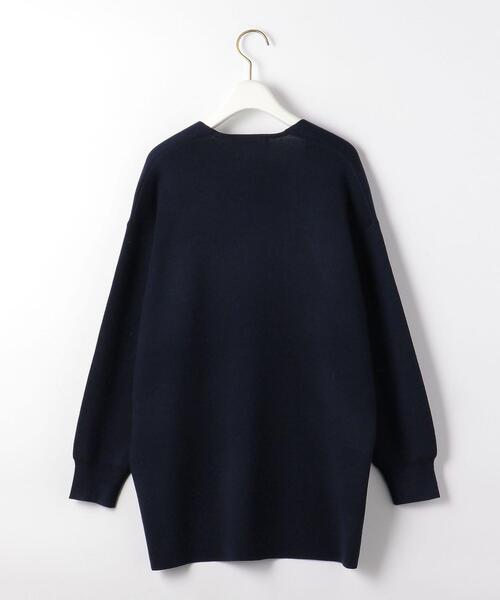 closet story(クローゼットストーリー)の「<closet story(クローゼットストーリー)>ノーボタン カーディガン -ウォッシャブル-(カーディガン/ボレロ・レディース・ベージュ/ネイビー・FREE)」の11枚目の写真