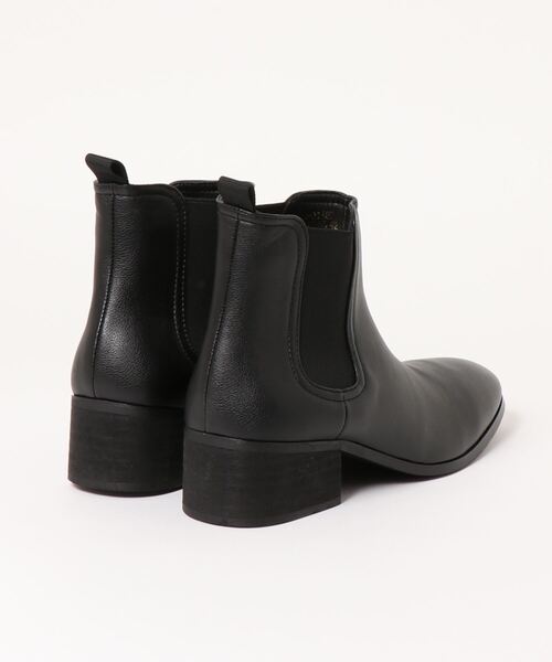 SPINNS（スピンズ）の「フェイクレザー ハイヒールゴアブーツ（ブーツ・メンズ・ブラック・26cm/27cm）」の8枚目の写真