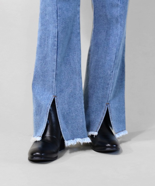 SPINNS（スピンズ）の「フェイクレザー ハイヒールゴアブーツ（ブーツ・メンズ・ブラック・26cm/27cm）」の20枚目の写真