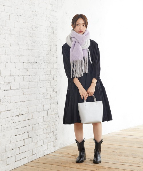 kalie.(カリエ)の「2wayショルダーバッグ(トートバッグ・レディース・ライトグレー/ブラック/ピンク/シルバー/オレンジ/ブルー/グリーン/モカ/ラベンダー・ONE SIZE)」の17枚目の写真