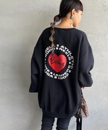 [RUSSELL ATHLETIC/ラッセル アスレチック] BERKLEY×RUSSELL ATHLETIC 別注 サークルロゴプリントスウェット