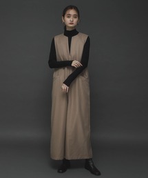 ヘリンボーンワイドオールインワン