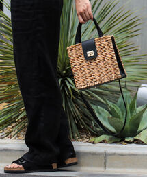 Ray BEAMS | Ray BEAMS / 柳 カゴ トートバッグ(かごバッグ)