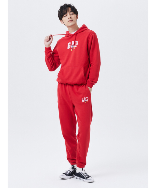 GAP（ギャップ）の「Gap ディズニー ロゴパーカー (大人サイズ・ユニセックス)（パーカー・メンズ・ブラック/オフホワイト/ブラウン/レッド/ブラウン系その他・S/M/L/XL/XS/XXS）」の14枚目の写真