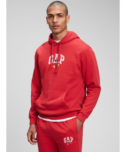 GAP（ギャップ）の「Gap ディズニー ロゴパーカー (大人サイズ・ユニセックス)（パーカー・メンズ・ブラック/オフホワイト/ブラウン/レッド/ブラウン系その他・S/M/L/XL/XS/XXS）」の16枚目の写真