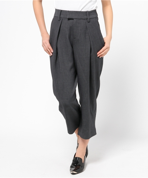 And A(アンドエー)の「パリタックワイドパンツ(その他パンツ・レディース・グレー/ネイビー・36/38)」の1枚目の写真