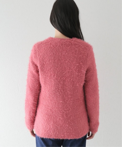JOURNAL STANDARD（ジャーナルスタンダード）の「ファーヤーンカーディガン（カーディガン/ボレロ・レディース・ピンク/キャメル・FREE）」の10枚目の写真