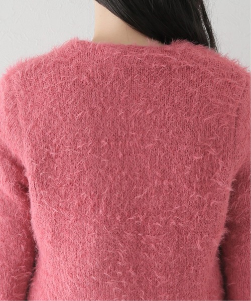 JOURNAL STANDARD（ジャーナルスタンダード）の「ファーヤーンカーディガン（カーディガン/ボレロ・レディース・ピンク/キャメル・FREE）」の12枚目の写真