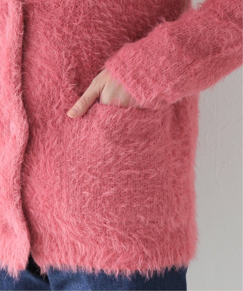 JOURNAL STANDARD（ジャーナルスタンダード）の「ファーヤーンカーディガン（カーディガン/ボレロ・レディース・ピンク/キャメル・FREE）」の15枚目の写真