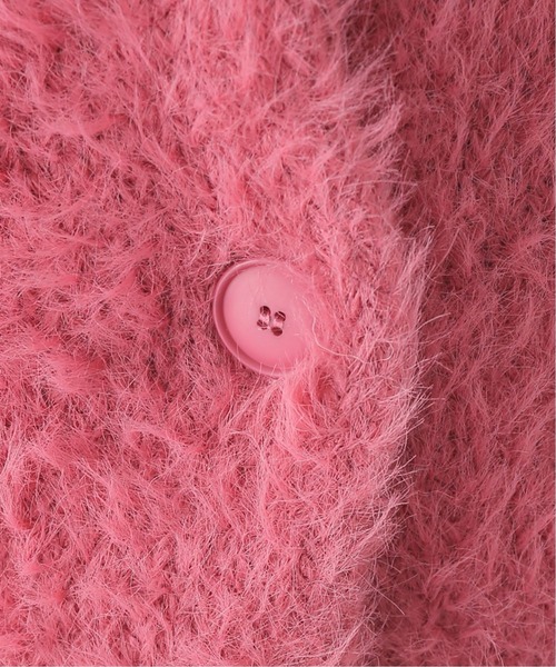 JOURNAL STANDARD（ジャーナルスタンダード）の「ファーヤーンカーディガン（カーディガン/ボレロ・レディース・ピンク/キャメル・FREE）」の16枚目の写真