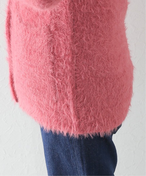 JOURNAL STANDARD（ジャーナルスタンダード）の「ファーヤーンカーディガン（カーディガン/ボレロ・レディース・ピンク/キャメル・FREE）」の17枚目の写真