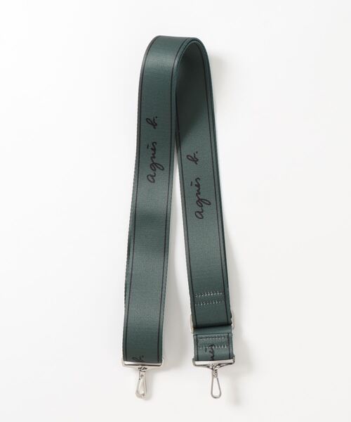 agnes b.（アニエスベー）の「ロゴバッグベルト NA09－01（エコバッグ/サブバッグ・レディース・カーキ・FREE）」の3枚目の写真